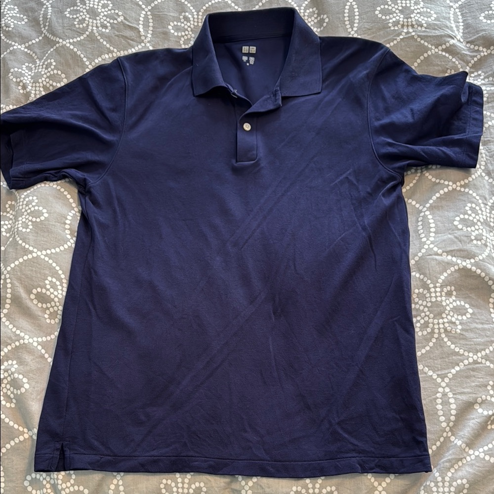 Uniqlo ⛳️ M Men's dark Purple Polo Shirt